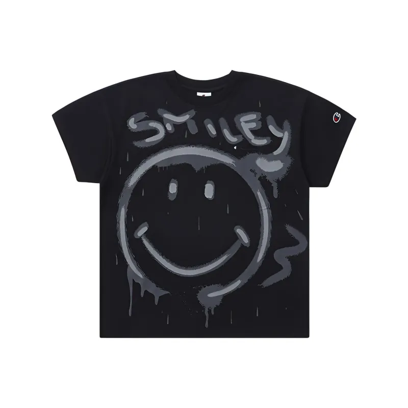 Smiley X Champion Smiley T Shirts Women's-2