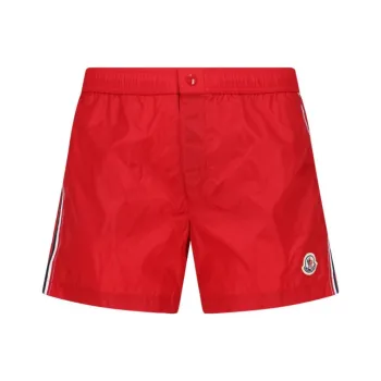 Moncler SS24 Casual Shorts Men's Red