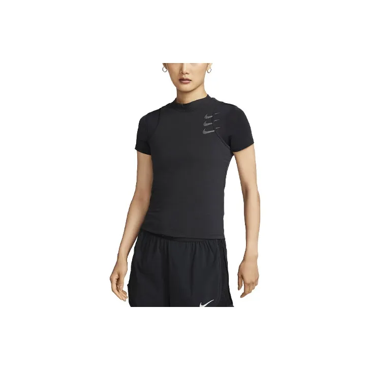 Nike T-Shirts Women's Black-0