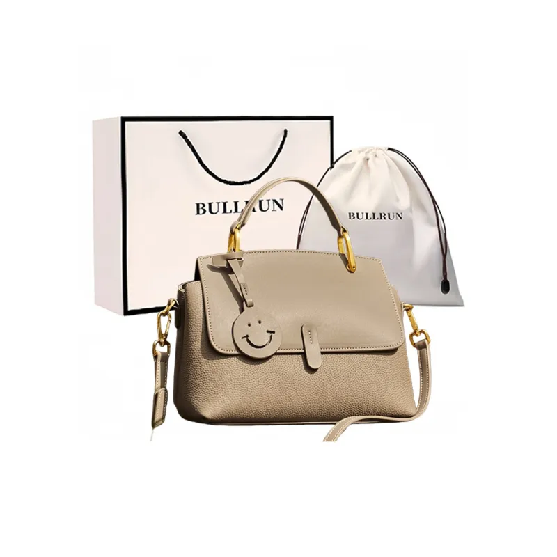 Bullrun Cow Leather Handbag Regular Women's Multicolor-4