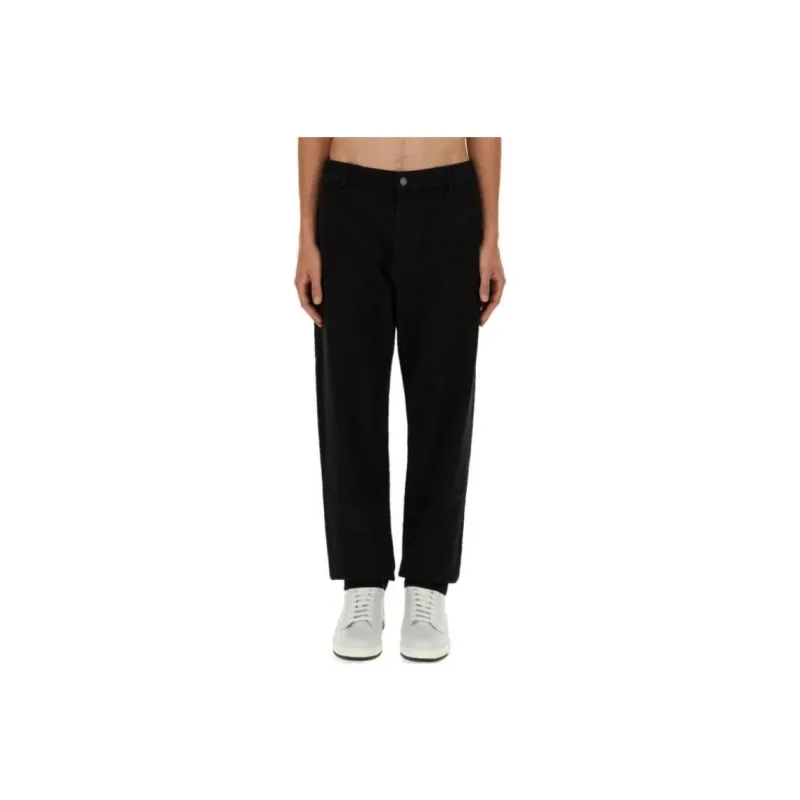 MOSCHINO Logo Patch Tapered Jeans-0
