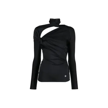 COPERNI Logo plaque Cut out Long sleeve Top