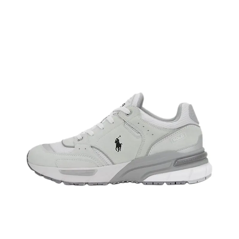 Polo Ralph Lauren Trackster 250 Low Top Casual Shoes Men's Gray White-0