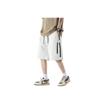 PUCCA Casual Shorts Unisex Ecru