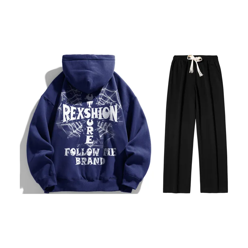 REXSHION Sweatshirt Sets Unisex-10