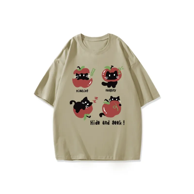 ILYOIL Drop Shoulder Sleeve T Shirt Unisex-0
