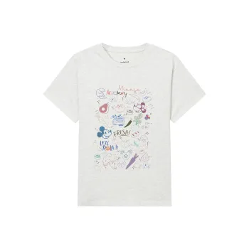 Hotwind Mickey Family Series T Shirt Women's 60 Light Gray