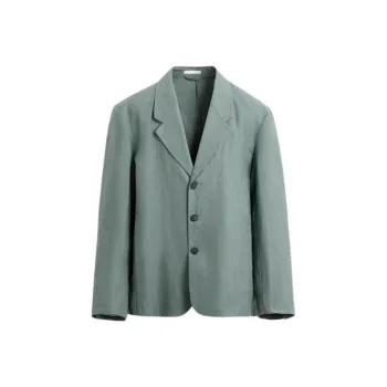 ZARA Business Suit Men's Gray Green