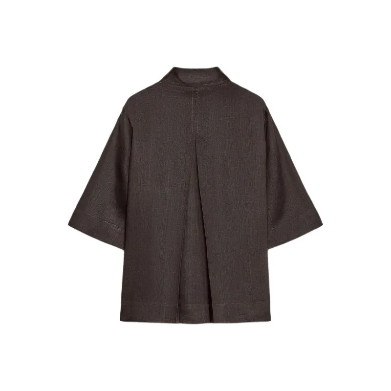 ZARA ZW Series Shirt Women's Brown-1