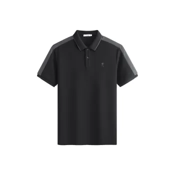 Dance With Wolves Polo Shirt Men's Black