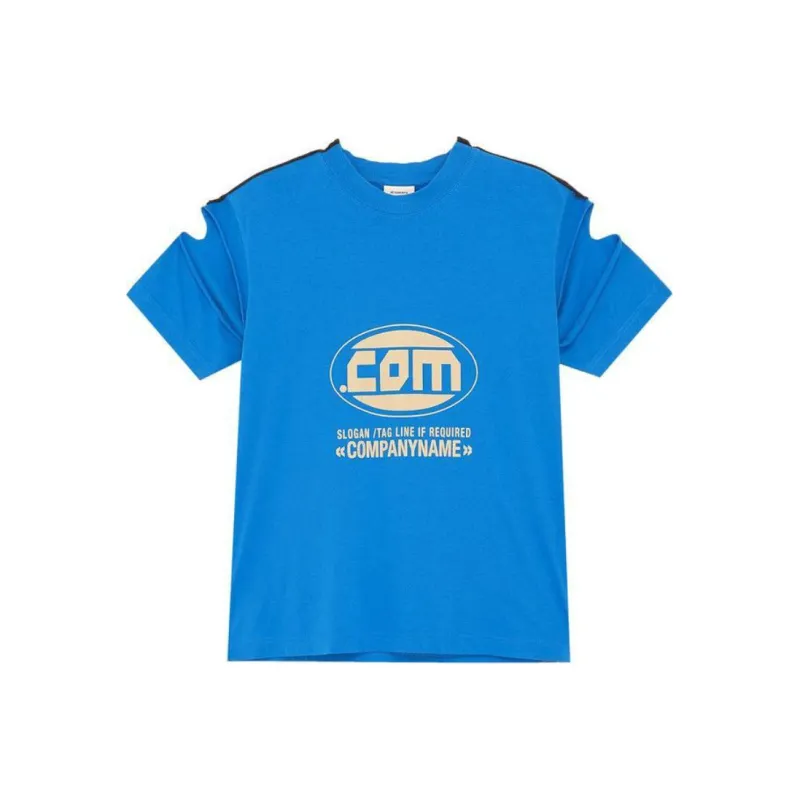 Vetements T-Shirts Women's Blue-0
