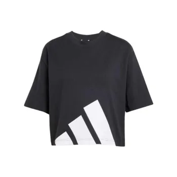 Adidas ESSENTIALS Drop Shoulder Sleeve T Shirt Women's Black