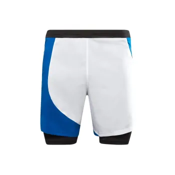 Reebok CYCLED Collection RUNNING 2-1 SHORT Sports Shorts Men's Blue