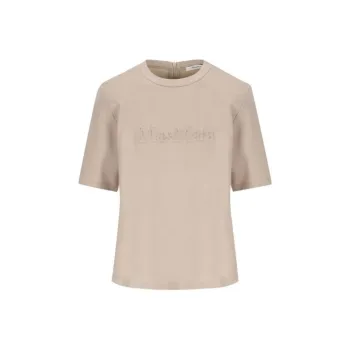 MaxMara Peter Zip Detailed Crewneck T Shirt
