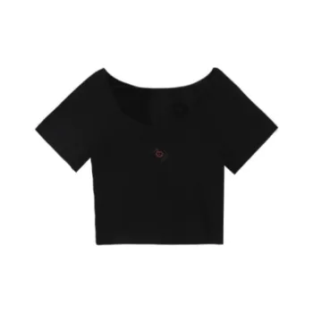 Big-faced T-Shirts Women's Piano Black