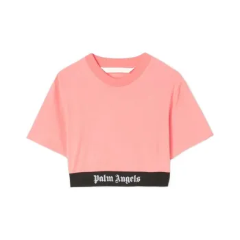 PALM ANGELS Crop Tops Women's Pink