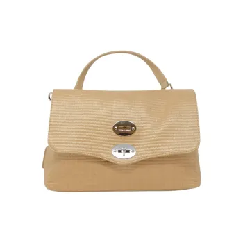 Zanellato Postina Raffia Handbag Women's Beige