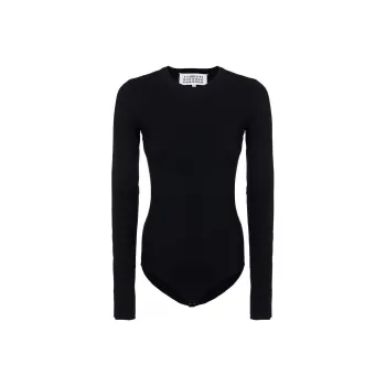 Maison Margiela Long Sleeved Jersey Bodysuit