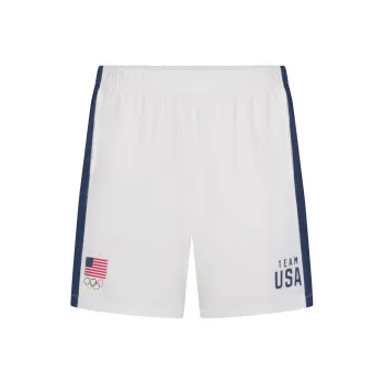 SKIMS x MEIGUOAOYUNDUI LIANMINGKUAN SS24 FOR TEAM USA JERSEY SLEEP MENS OLYMPIC SHORT Casual Shorts Men's White/White