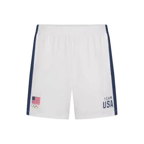 SKIMS x MEIGUOAOYUNDUI LIANMINGKUAN SS24 FOR TEAM USA JERSEY SLEEP MENS OLYMPIC SHORT Casual Shorts Men's White/White