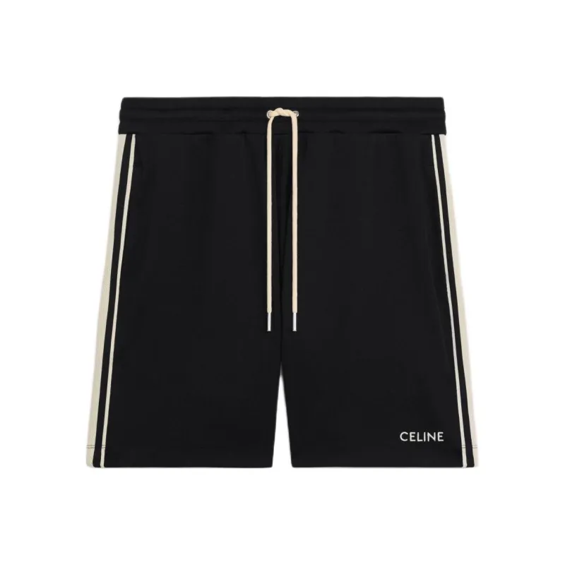 CELINE Double Face Jersey Tracksuit Shorts-0