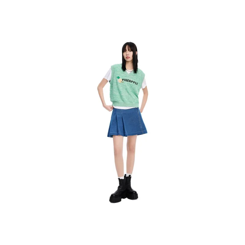 H'S x FAINT STUDIO Tank Tops Women's Emerald Green-0
