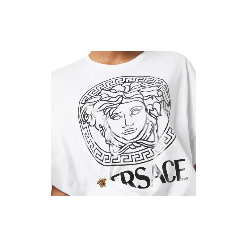 VERSACE SS22 T Shirt Women's White-6