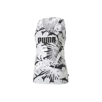 PUMA PUMA X BOKU Essentials+ FLOWER POWER Tank T-Shirt Women's White