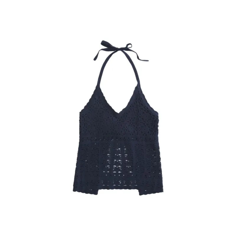 Hollister Tank Top Women's Marine Blue-0