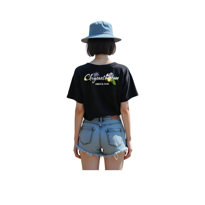 Flowers In Water Regular T Shirt Unisex-0