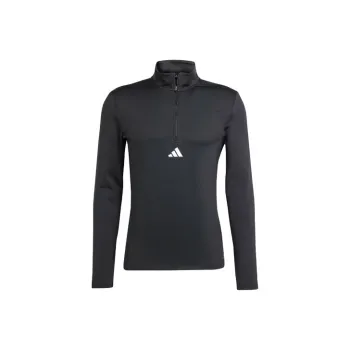 Adidas Workout Quarter-Zip Track Top Workout Clothing Men's Black