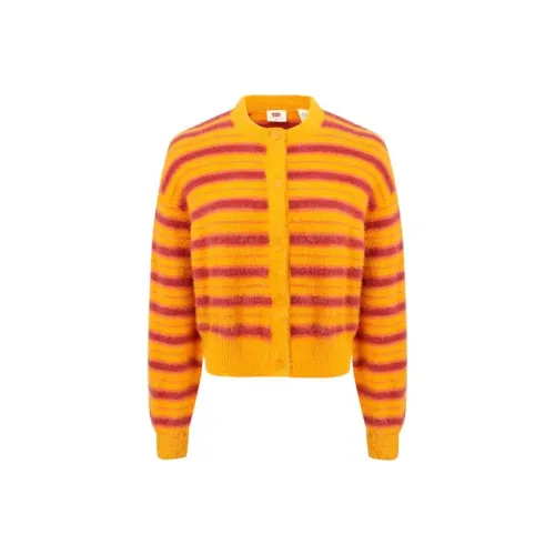 Levis Crop Tops Women's Red Yellow