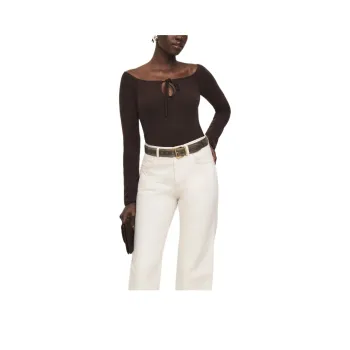 REFORMATION T Shirt Women's Scabrous Brown