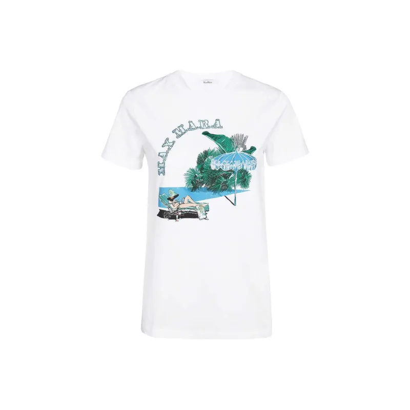 MaxMara T Shirts Women's White-0
