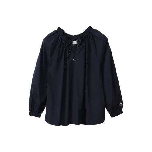 Champion Straight Long Sleeved T Shirt Japan Version Women's