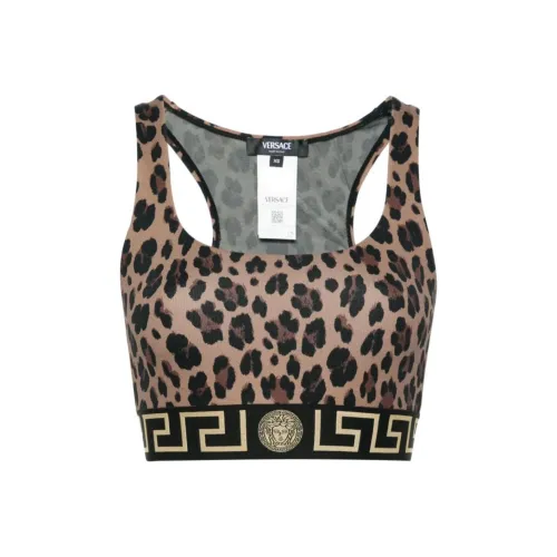 VERSACE Greca pattern Sport Bra