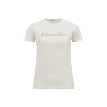 Moncler Logo Detailed Crewneck T Shirt