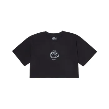 Vans Drop Shoulder Sleeve T Shirt Women's Black