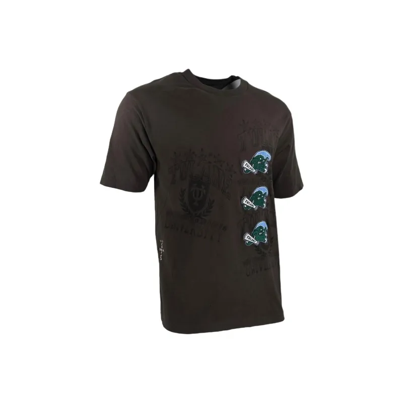 Travis Scott X Mitchell & Ness Tulane Green Wave Seal T Shirt-3