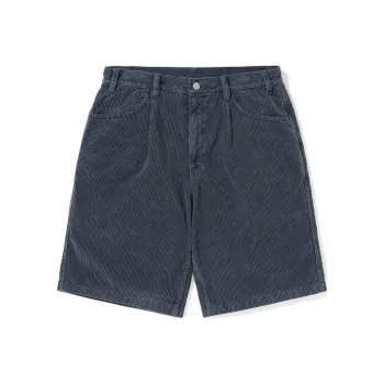 Thisisneverthat SS24 Overdyed Corduroy Short Casual Shorts Unisex Marine