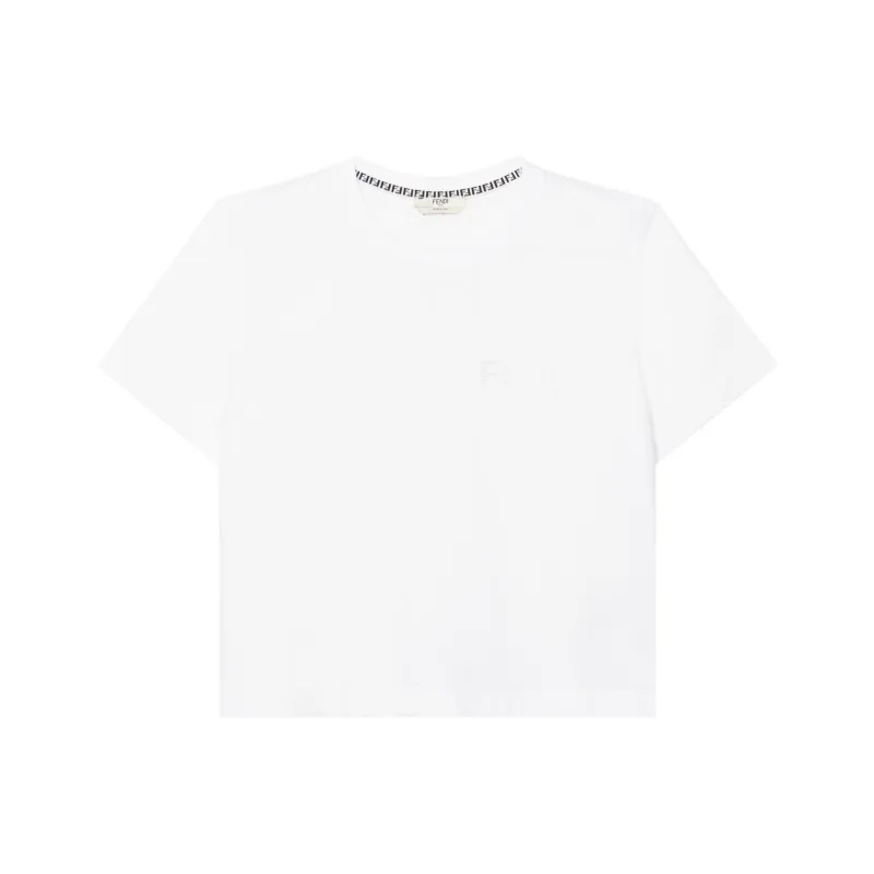 FENDI SS21 T Shirt Women's White-0