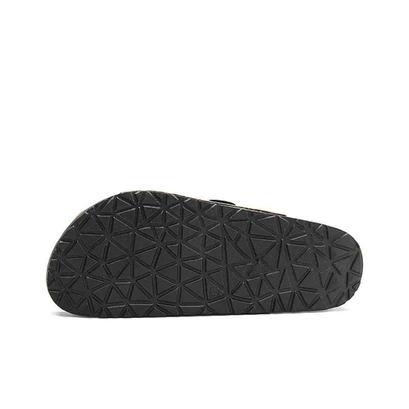 OUGLEMEN Cork Sole Quiet Abrasion Resistant Slide Slippers Women's-4