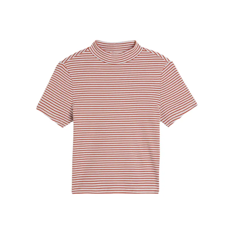 Levi's T Shirt Women's Red Stripes-0