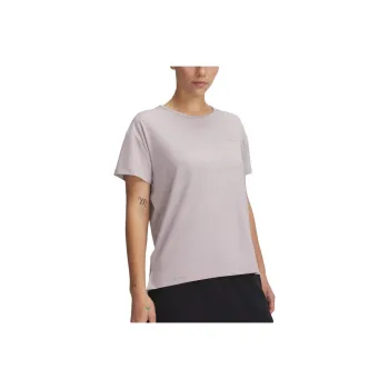 Under Armour RUSHVanish Energy SS25 Drop Shoulder Sleeve T Shirt Women's Gray Daybreak