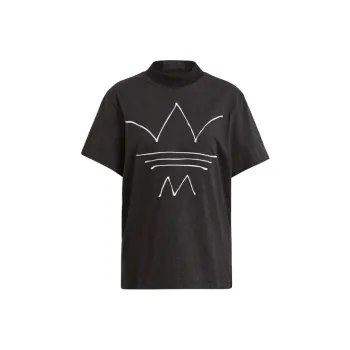 Adidas Originals Set in Sleeve T Shirt Women's Black