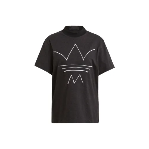 Adidas Originals Set in Sleeve T Shirt Women's Black