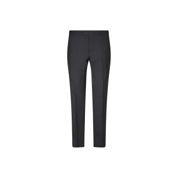 LARDINI Twill Tapered leg Tailored Trousers