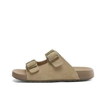BOERDIQI PU Polyurethane Rubber Sole Abrasion Resistant Slide Slippers Women's