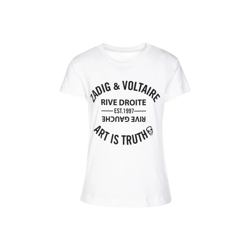Zadig & Voltaire Walk Blason Logo T shirt-0