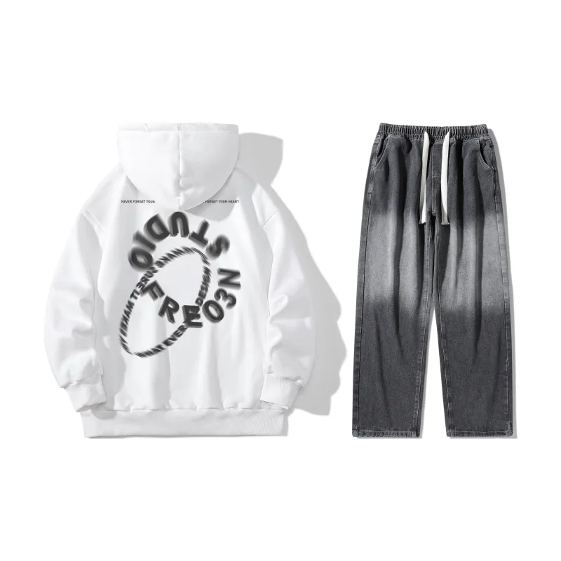 FREO3N Sweatshirt Sets Unisex-24